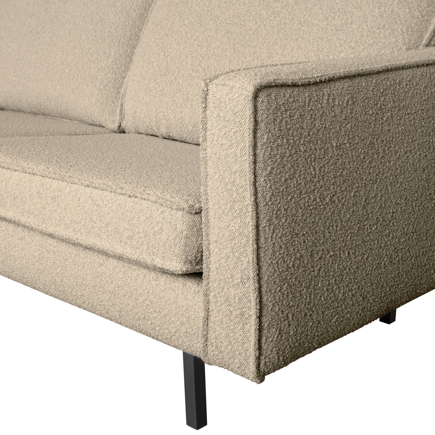 WOOOD Rodeo 3-zits bank bouclé Beige