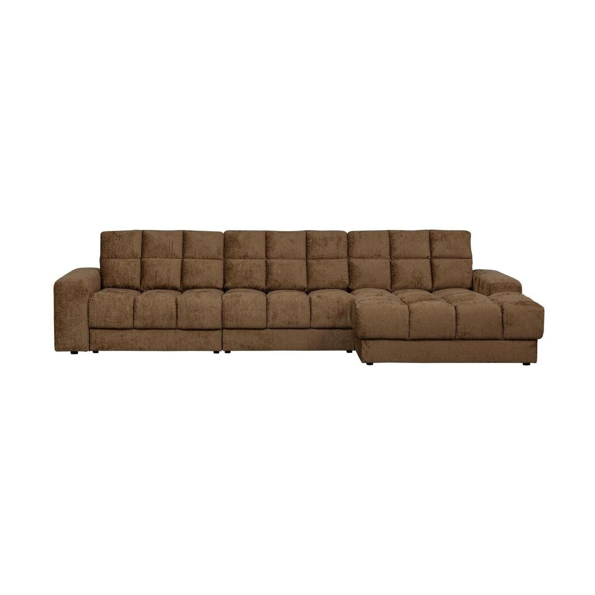 WOOOD Second Date chaise longue bank rechts structure velvet Brass