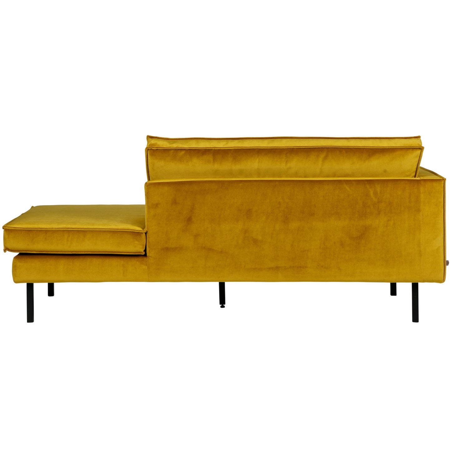 WOOOD Rodeo daybed links velvet Okergeel