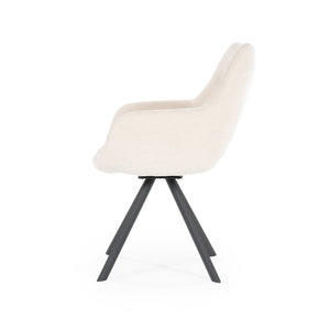 By-Boo Bliss eetkamerstoel met arm Beige