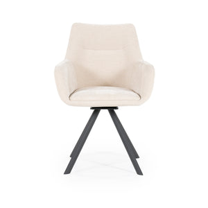 By-Boo Bliss eetkamerstoel met arm Beige