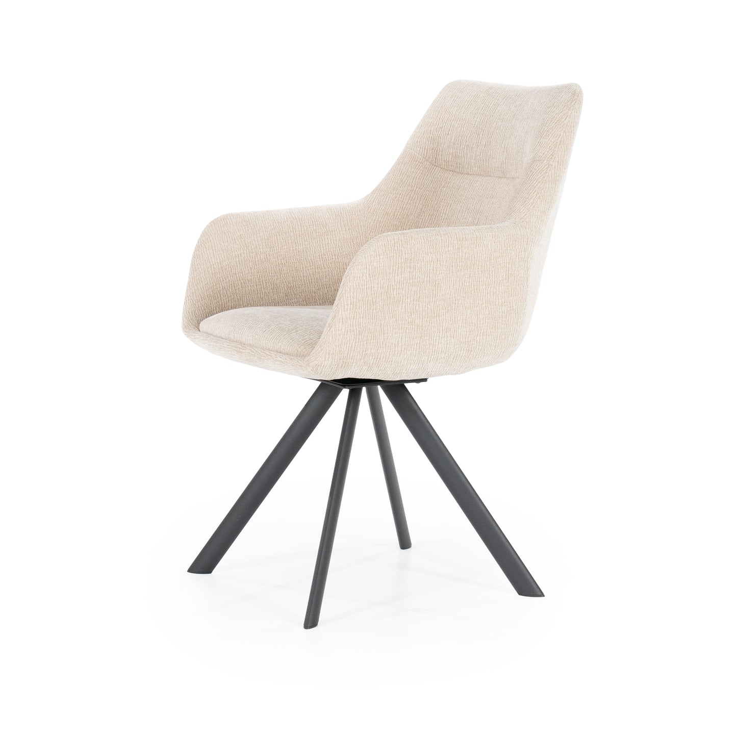 By-Boo Bliss eetkamerstoel met arm Taupe