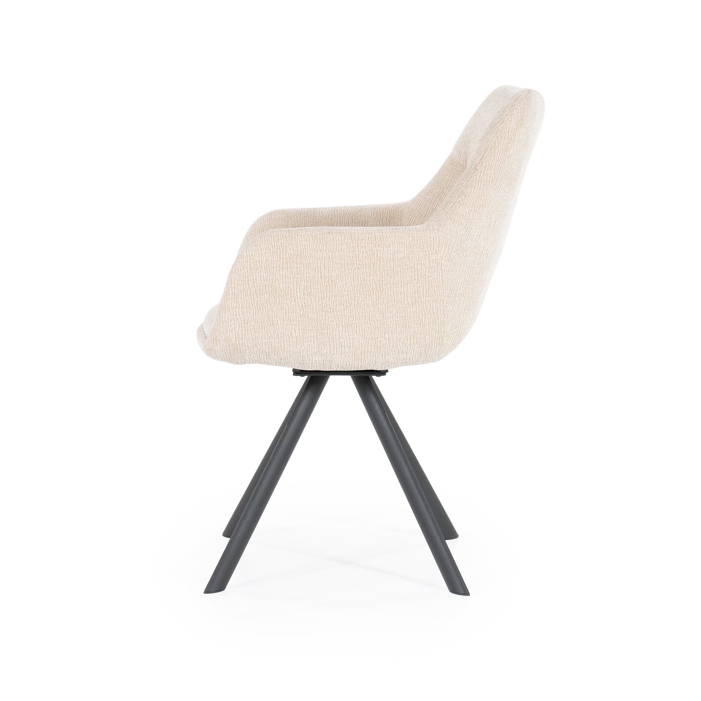 By-Boo Bliss eetkamerstoel met arm Taupe
