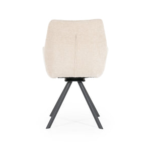 By-Boo Bliss eetkamerstoel met arm Taupe