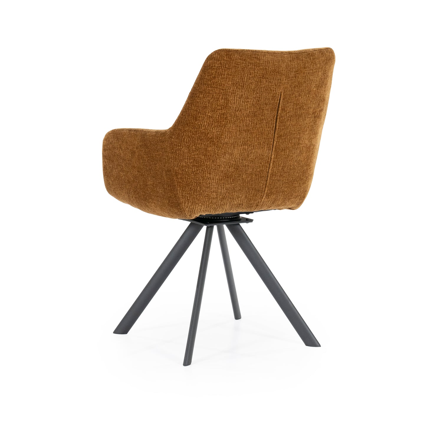 By-Boo Bliss eetkamerstoel met arm Mustard