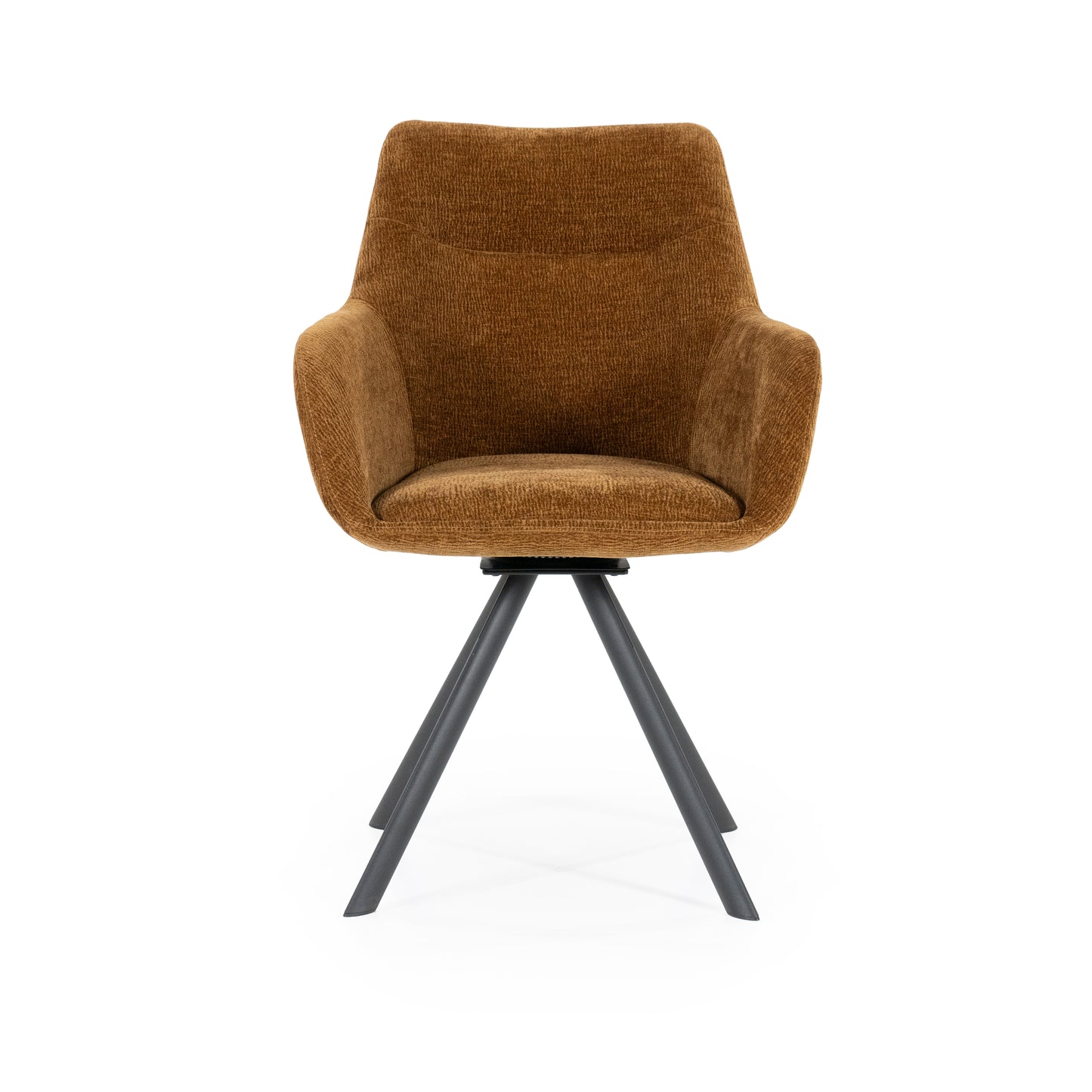 By-Boo Bliss eetkamerstoel met arm Mustard