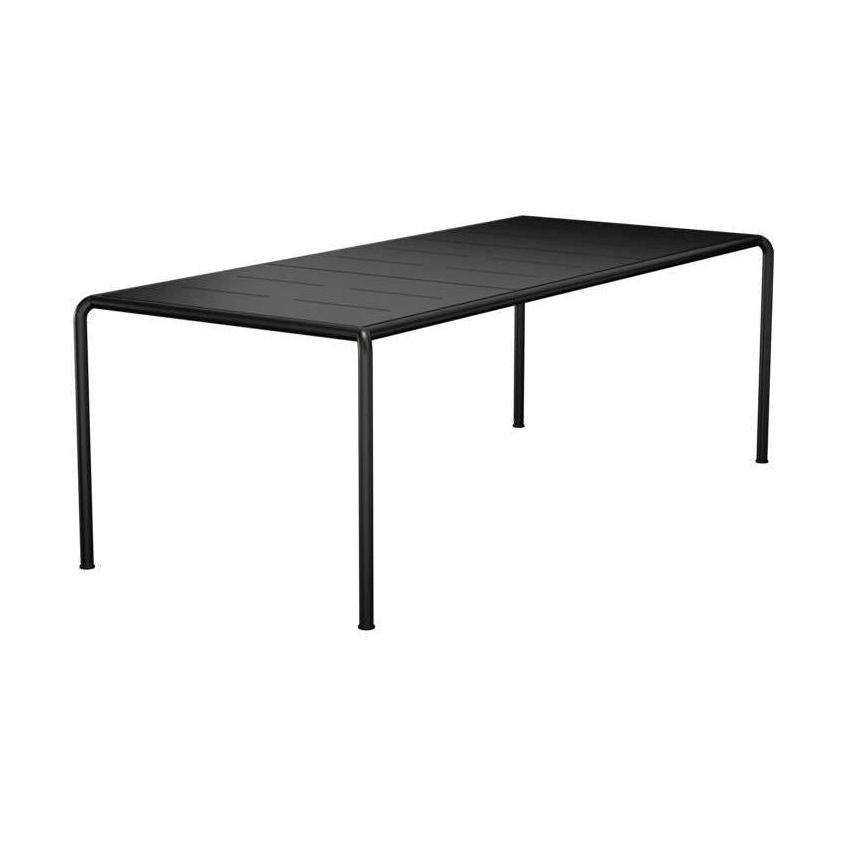 Houe Avanti tuintafel 222x98 cm Black Aluminium