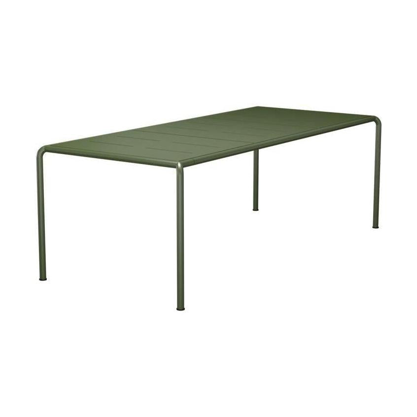 Houe Avanti tuintafel 222x98 cm Olive Green Aluminium