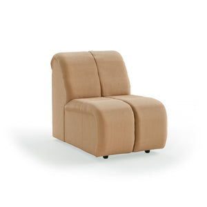 HKliving Wave bank middle small Corduroy Rib Brown