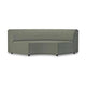 HKliving Jax bank round Linen Army Green