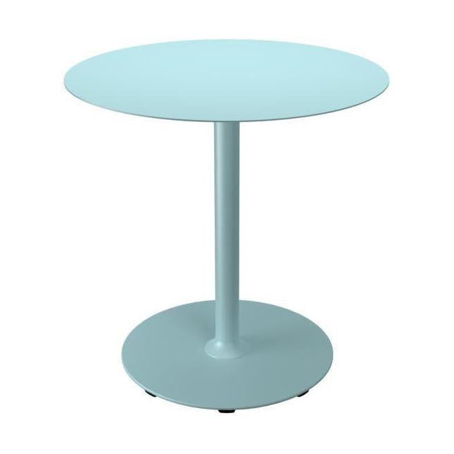Houe Pico tuintafel Ø74 cm Ice Blue rond onderstel