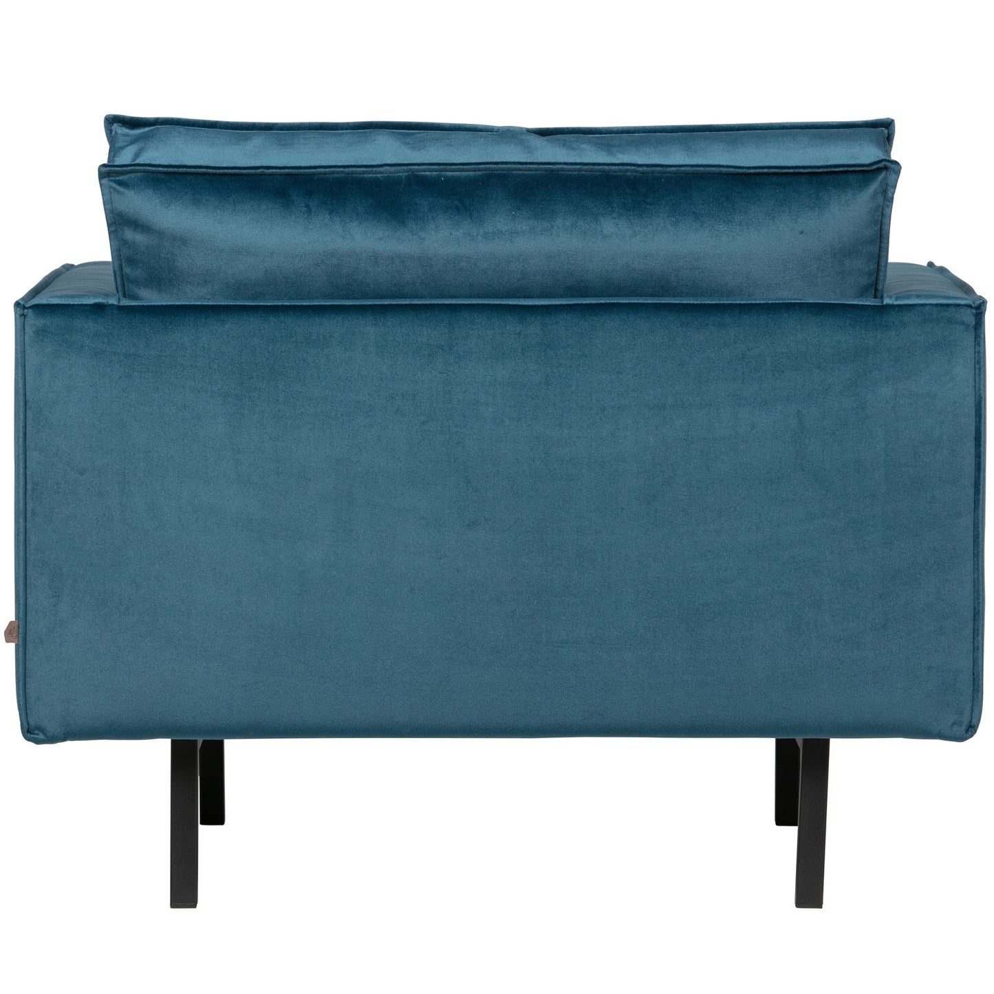WOOOD Rodeo fauteuil velvet Blauw