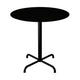 Houe Pico tuintafel Ø74 cm Black star onderstel