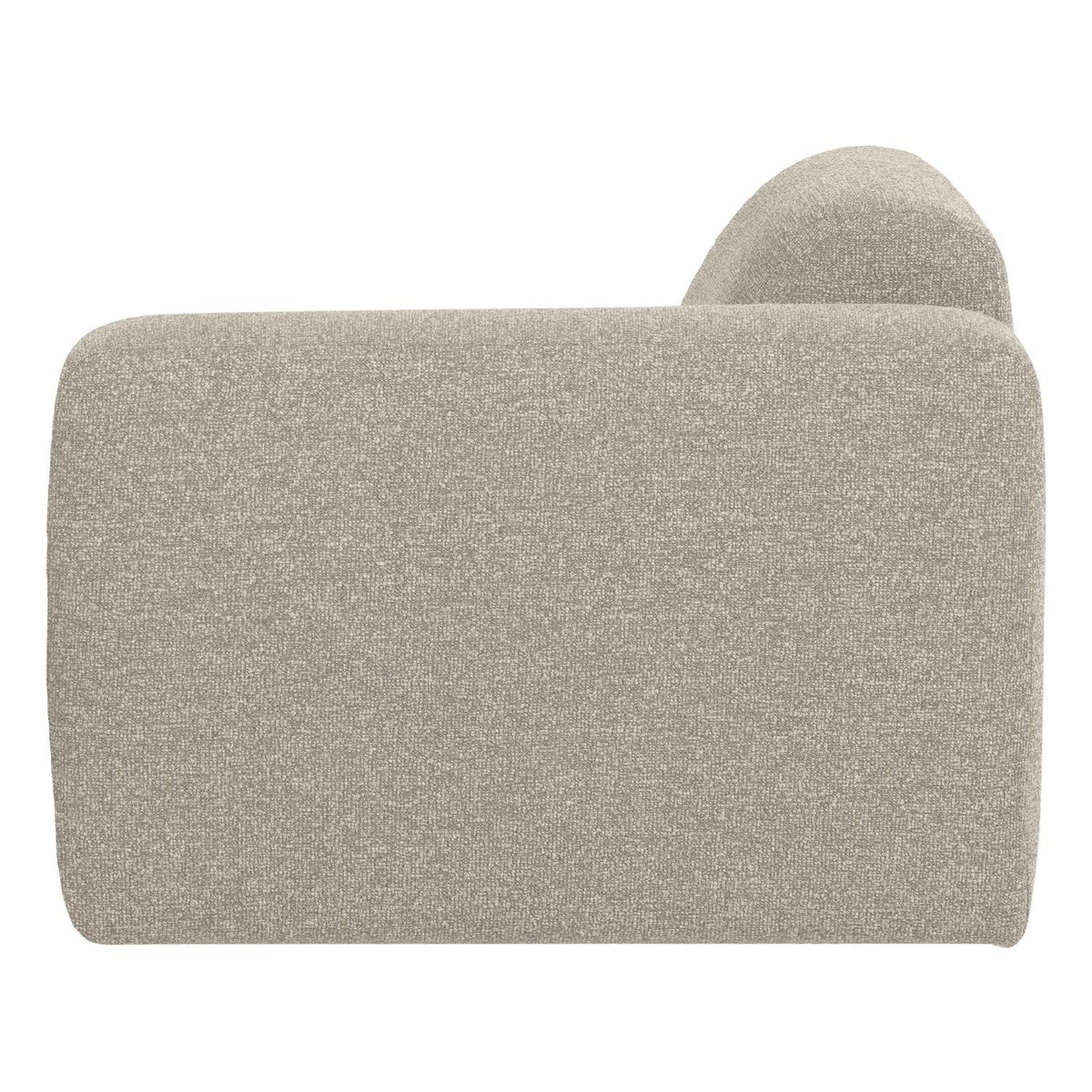 WOOOD Mojo Base 1-zits bank arm rechts bouclé Beige