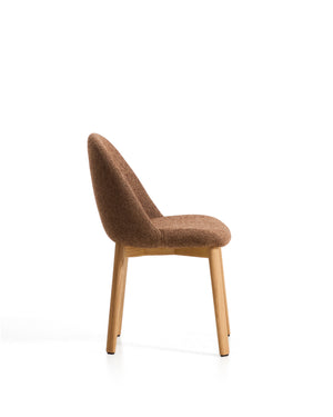 Kave Home Meila eetkamerstoel chenille Terracotta