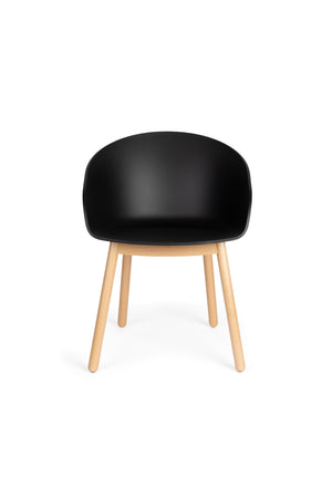 Zuiver Void eetkamerstoel Oak Black