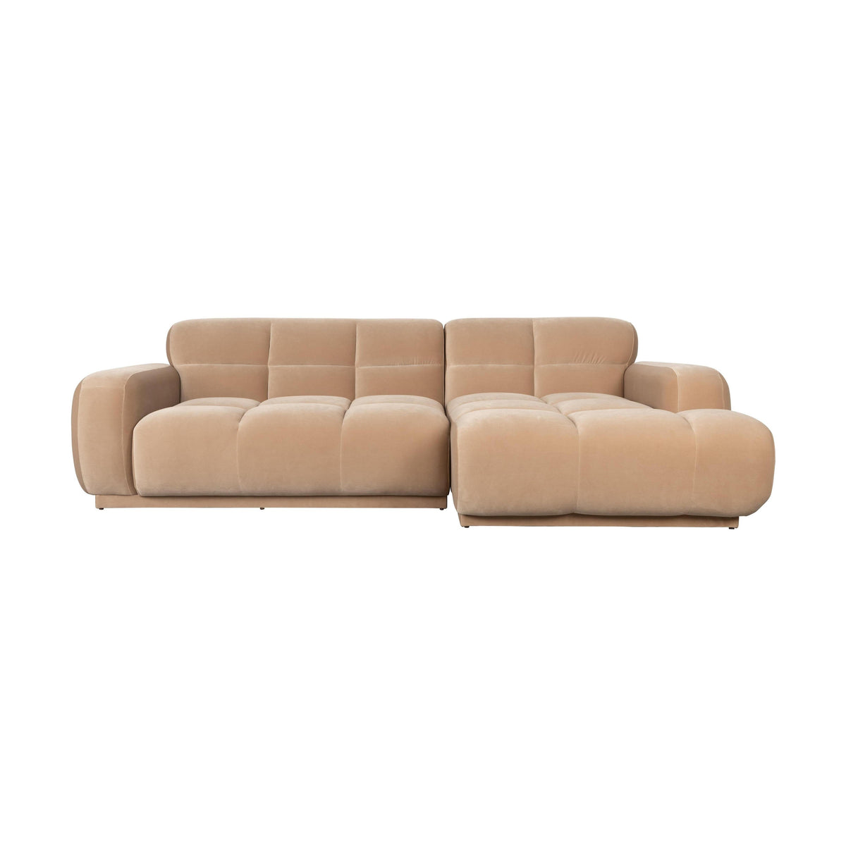 Zuiver Hazel 3,5-zitsbank Chaise Longue rechts Beige