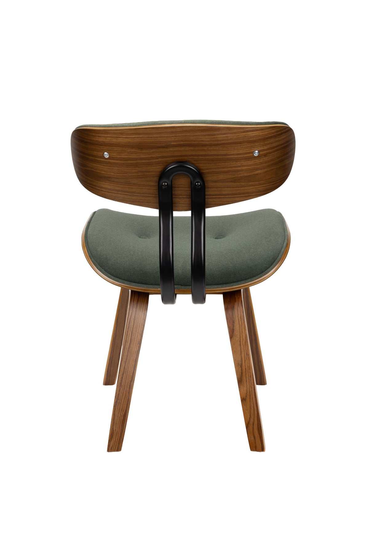 Dutchbone Blackwood eetkamerstoel Walnut/Green