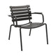 Houe Alua loungestoel met arm Black
