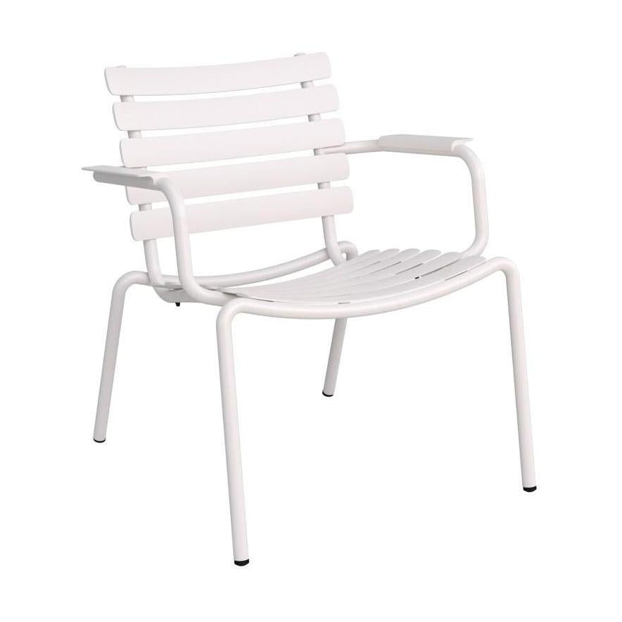 Houe Alua loungestoel met arm Muted White