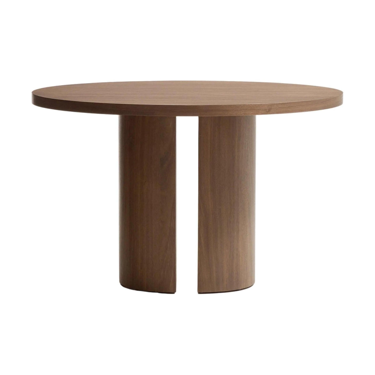 Kave Home Nealy eettafel Ø120 cm Walnoot