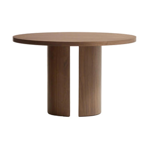 Kave Home Nealy eettafel Ø120 cm Walnoot