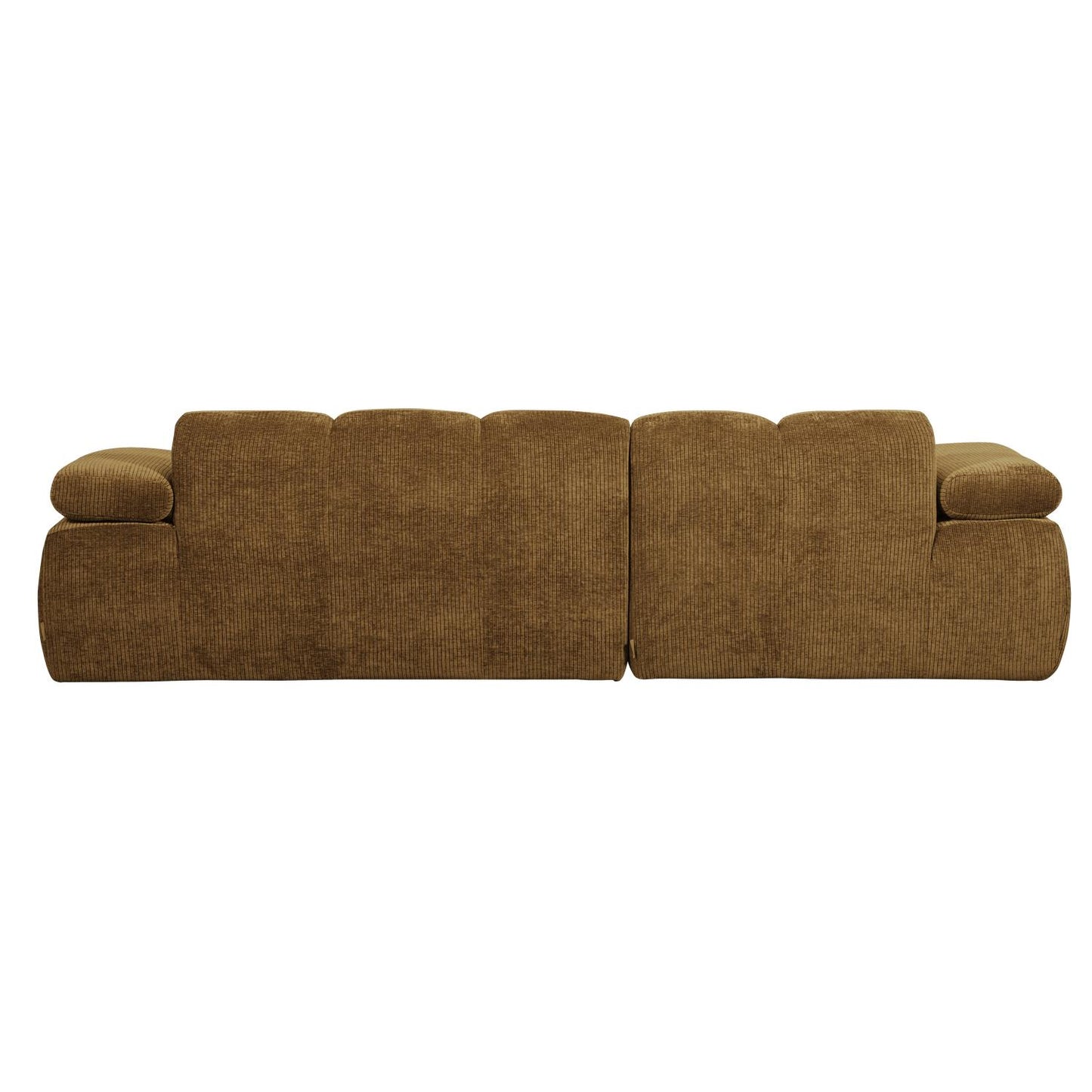 WOOOD Mojo chaise longue bank links ribstof Honinggeel