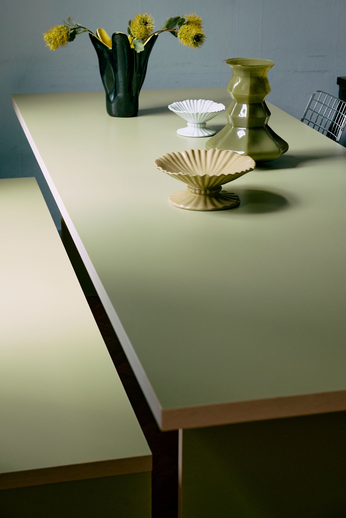 HKliving Dining Table eettafel 220x90 cm Raspberry