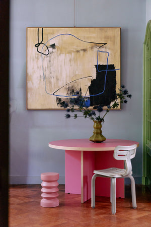 HKliving Dining Table eettafel Ø130 cm Clay