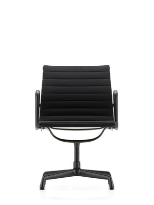 Vitra Eames Aluminium EA 108 bureaustoel Hopsak Nero poot aluminium black