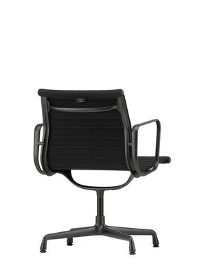 Vitra Eames Aluminium EA 108 bureaustoel Hopsak Nero poot aluminium black
