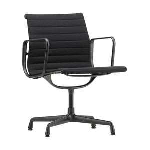 Vitra Eames Aluminium EA 108 bureaustoel Hopsak Nero poot aluminium black