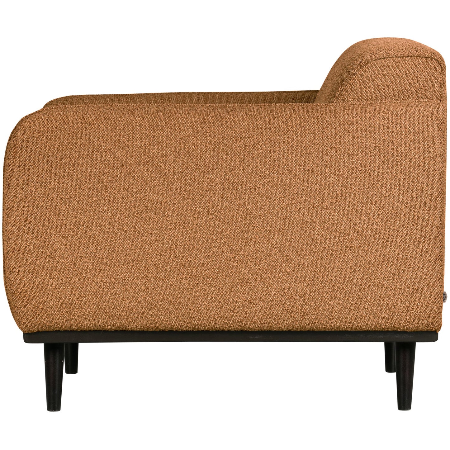 WOOOD Statement fauteuil met arm Bouclé Butter