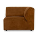HKliving Jax bank right end Royal Velvet Caramel