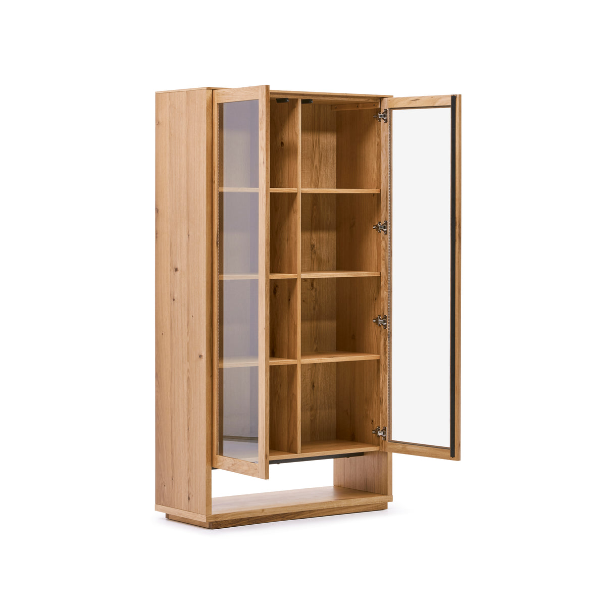 Kave Home Alguema vitrinekast 185 x 100 cm Naturel