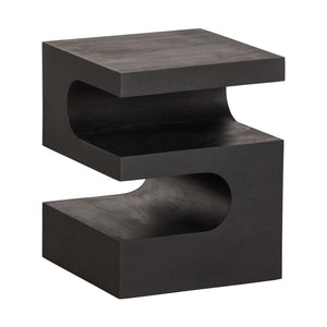 WOOOD Toma bijzettafel Zwart