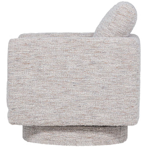 WOOOD Oska fauteuil draaibaar Naturel Melange