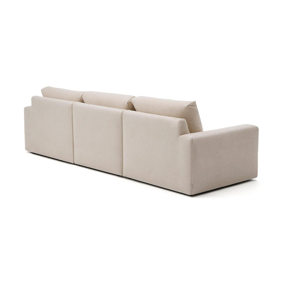 Kave Home Alea 4-zitsbank met chaise longue rechts Beige