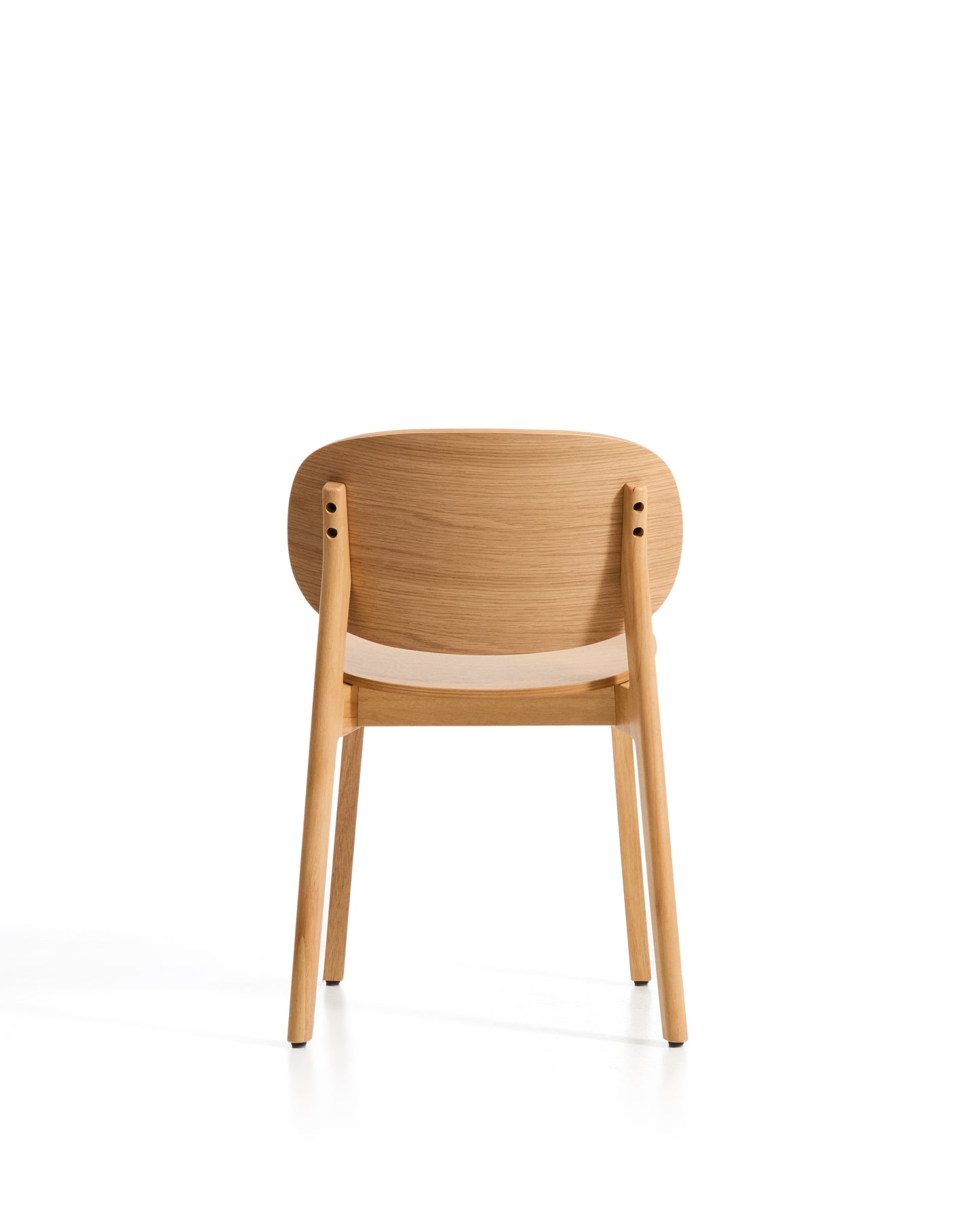 Kave Home Ludara eetkamerstoel eikenhout Beige