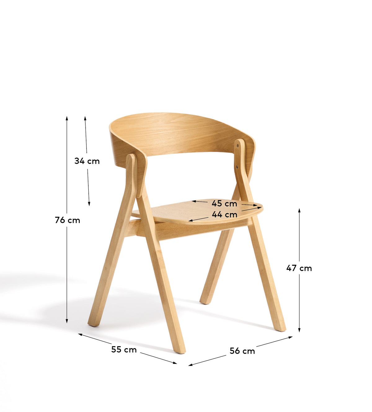 Kave Home Godia eetkamerstoel Beige