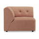 HKliving Vint bank left Linen Dusty Rose