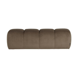 WOOOD Mojo eetbank 164 cm velvet Taupe