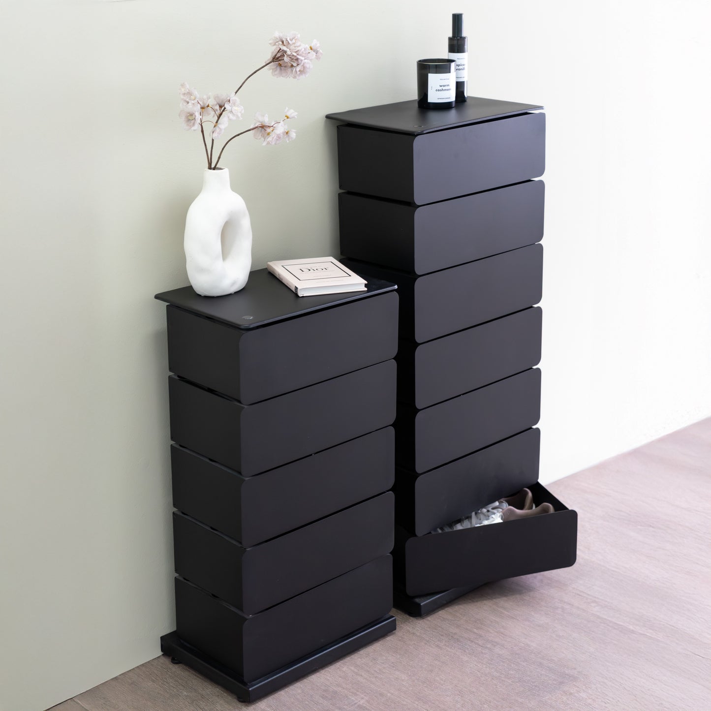 Spinder Design Joey 7 ladekast Zwart