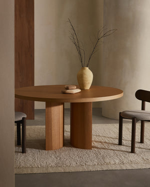 Kave Home Nealy eettafel Ø150 cm Naturel