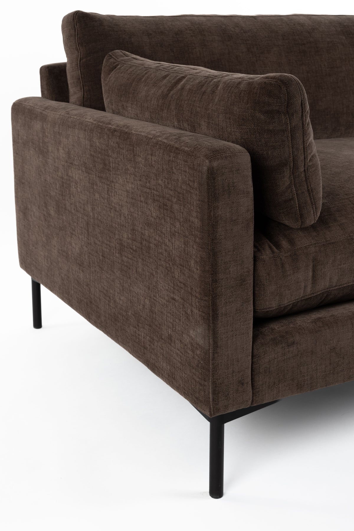 Zuiver Summer fauteuil Donkerbruin