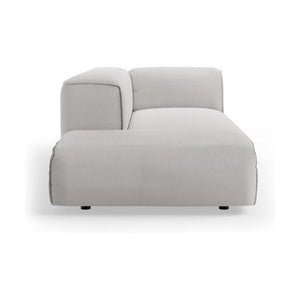 HKliving Flake bank left longchair Corduroy Rib Cream