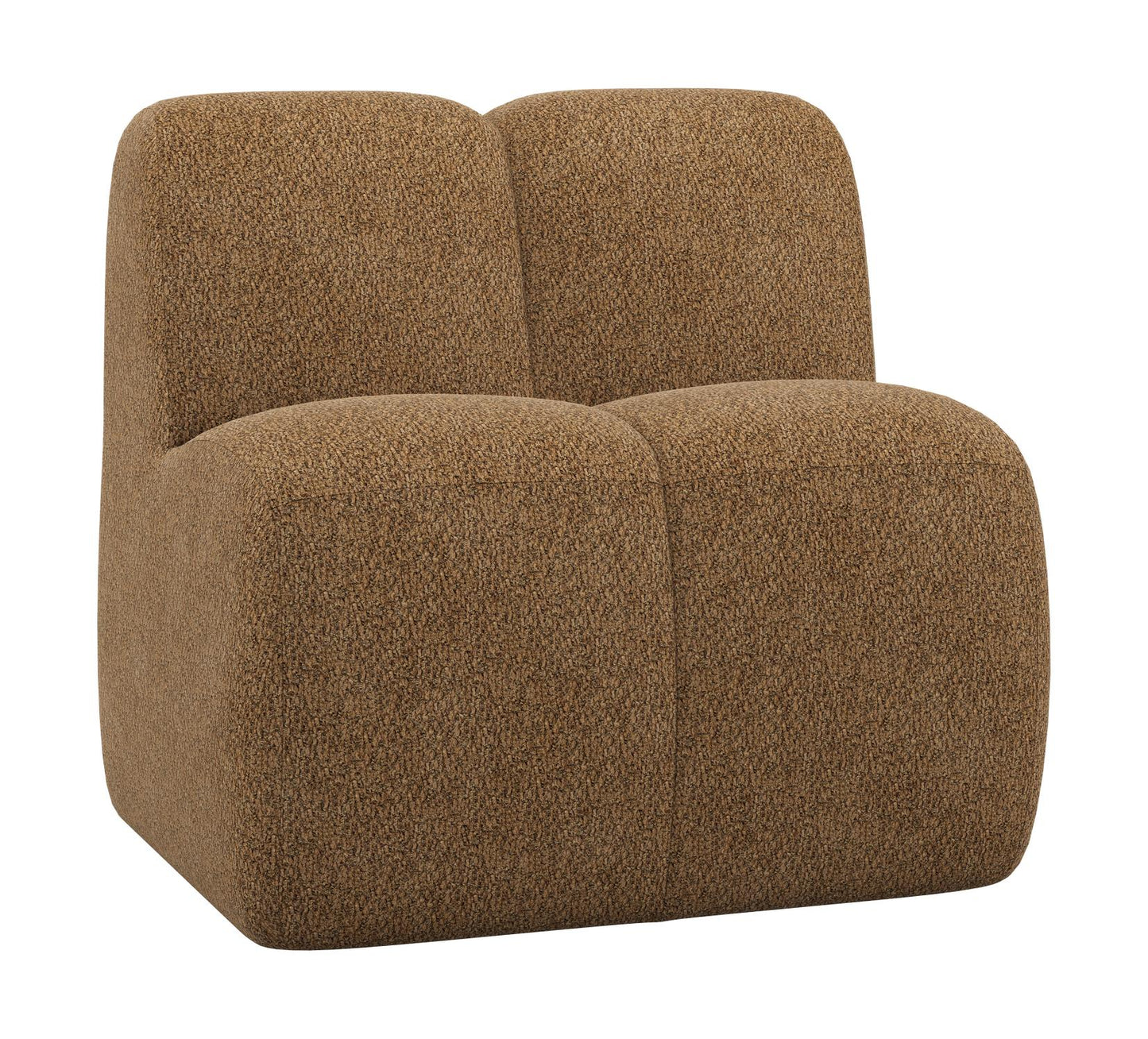 WOOOD Mojo eetbank 84 cm met rugleuning Wollig Honinggeel