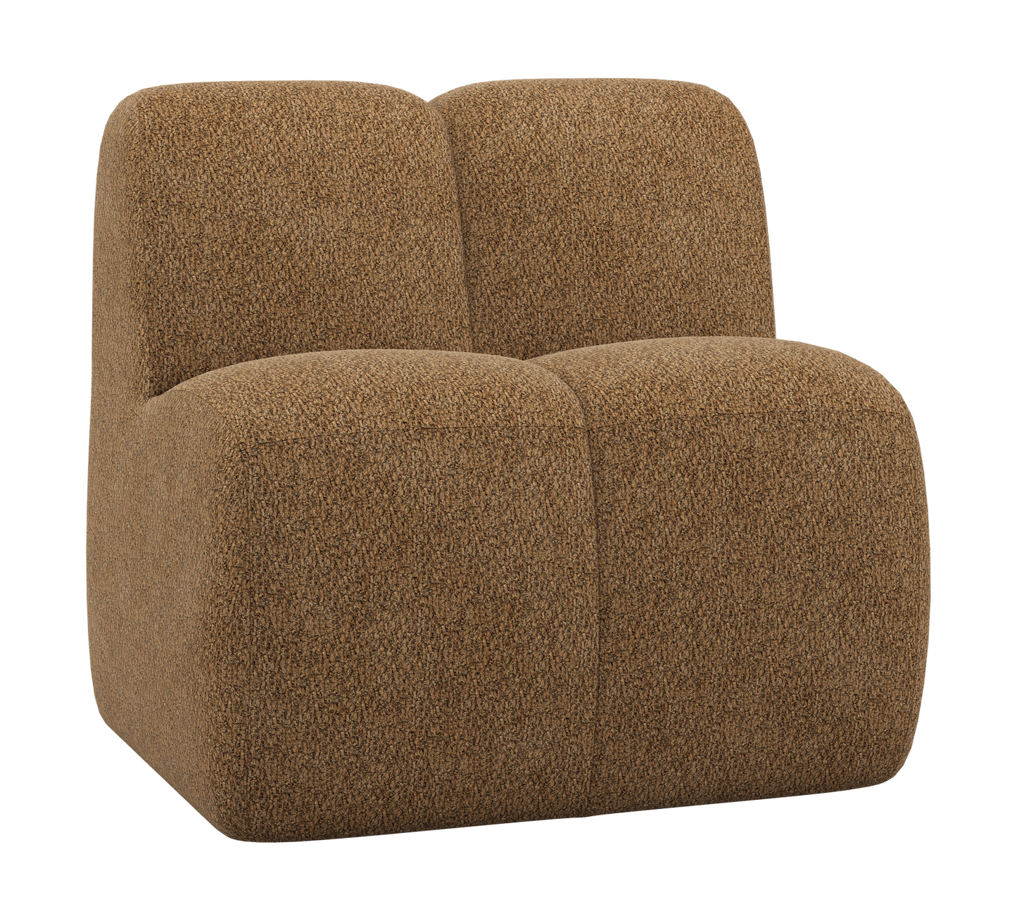 WOOOD Mojo eetbank 84 cm met rugleuning Wollig Honinggeel