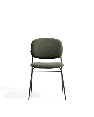 Kave Home Meli eetkamerstoel chenille Green