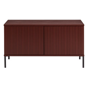 WOOOD New Gravure tv-meubel 100 cm Bordeauxrood